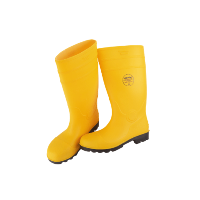 WORKSafe® Yellow Vulcan Boots with Steel Toe Cap and Midsole (S5), UK6