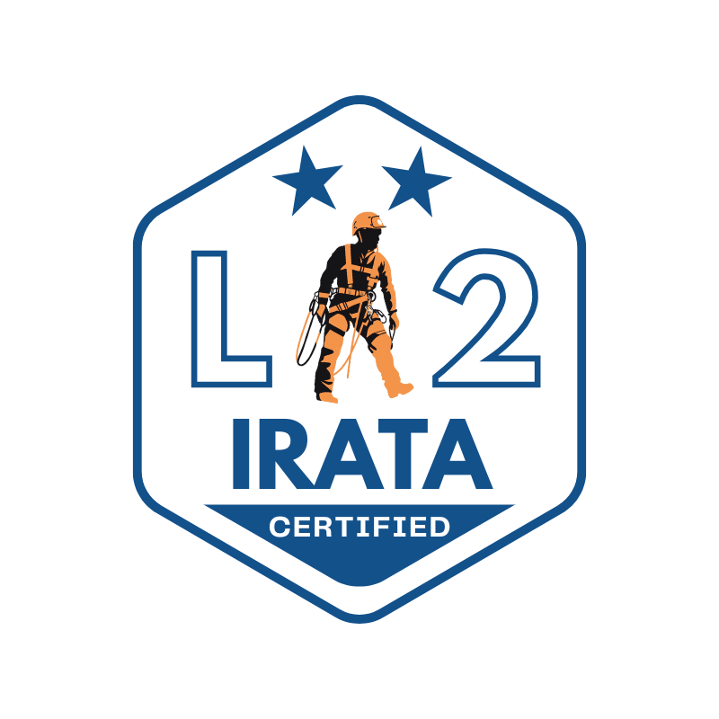 IRATA Level 2 Patch by Majorwares – Velcro Backed