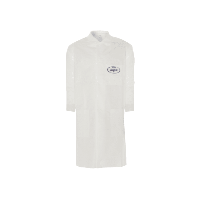 Kimberly Clark White Unisex Visitor Coat