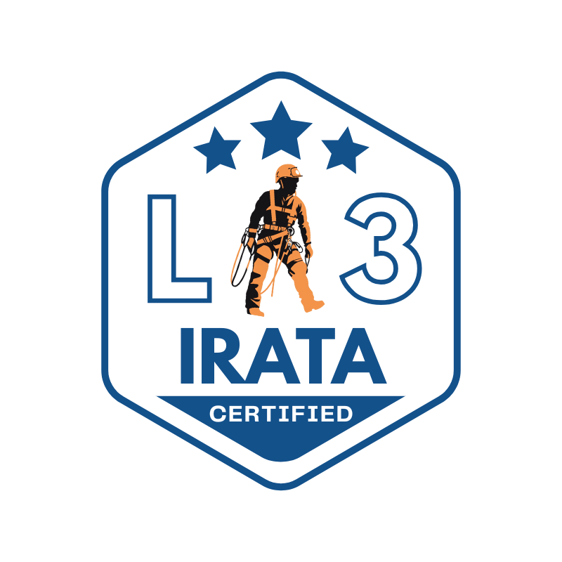 IRATA Level 3 Patch by Majorwares – Velcro Backed