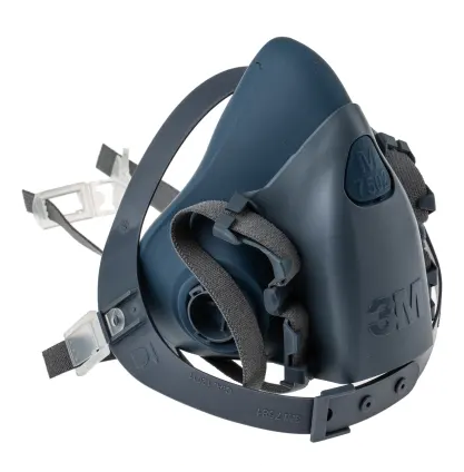 3M 7500 Series Half-Type Respirator Mask, Size Medium, 7502
