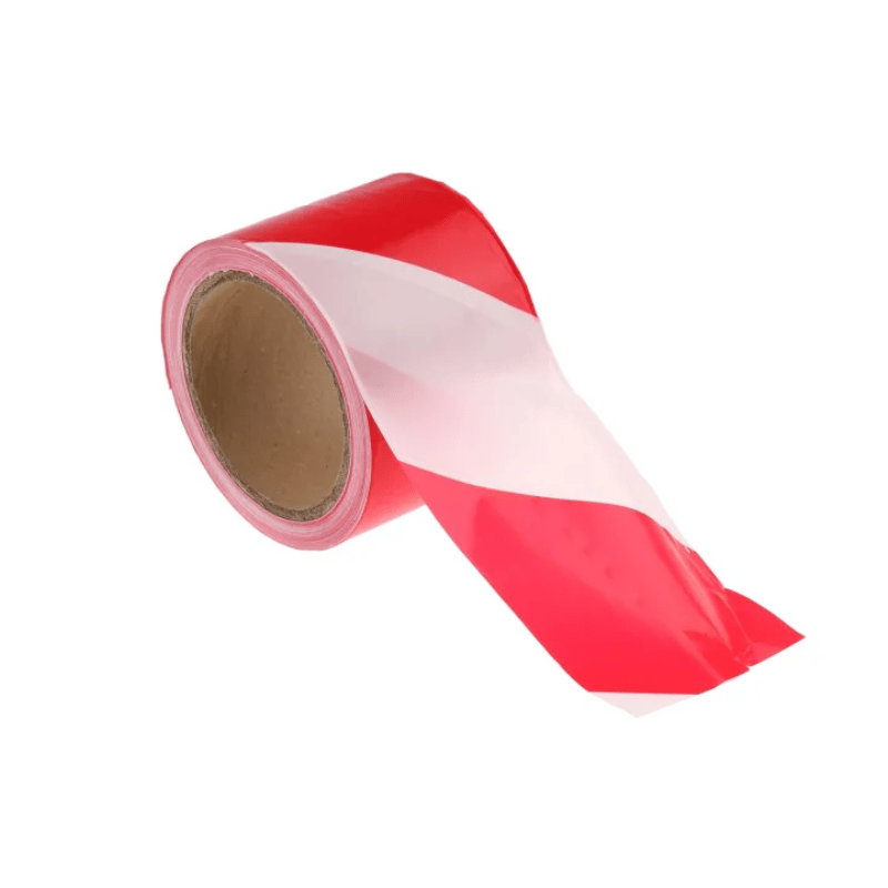 RS PRO Red/White PE 100m Barrier Tape, 763-2049