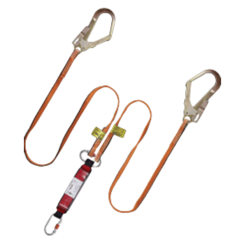 Proguard Double Kernmantle Lanyard 1.8M with Energy Absorber - Large Hook, PFP-LY2-KM18LH-EA