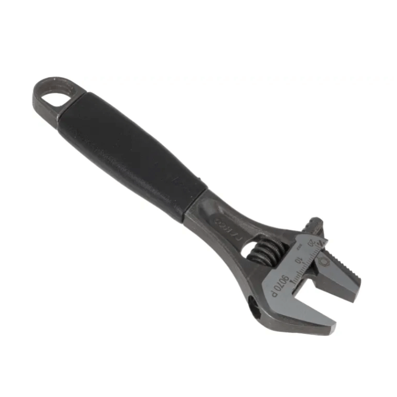 Bahco Adjustable Spanner, 158 mm Overall, 21mm Jaw Capacity, Plastic Handle, 9070 P