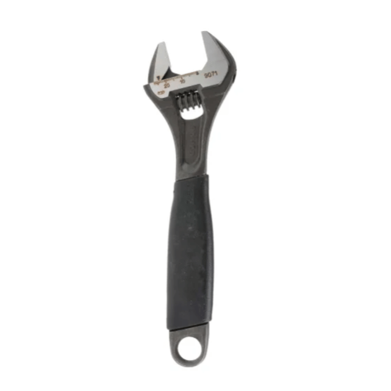 Bahco Adjustable Spanner, 208 mm Overall, 27mm Jaw Capacity, Plastic Handle, 9071