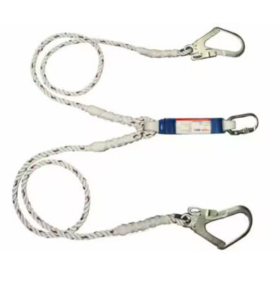 3M™ Protecta® FIRST™ Twin Leg Shock Absorbing Rope Lanyard 1390235