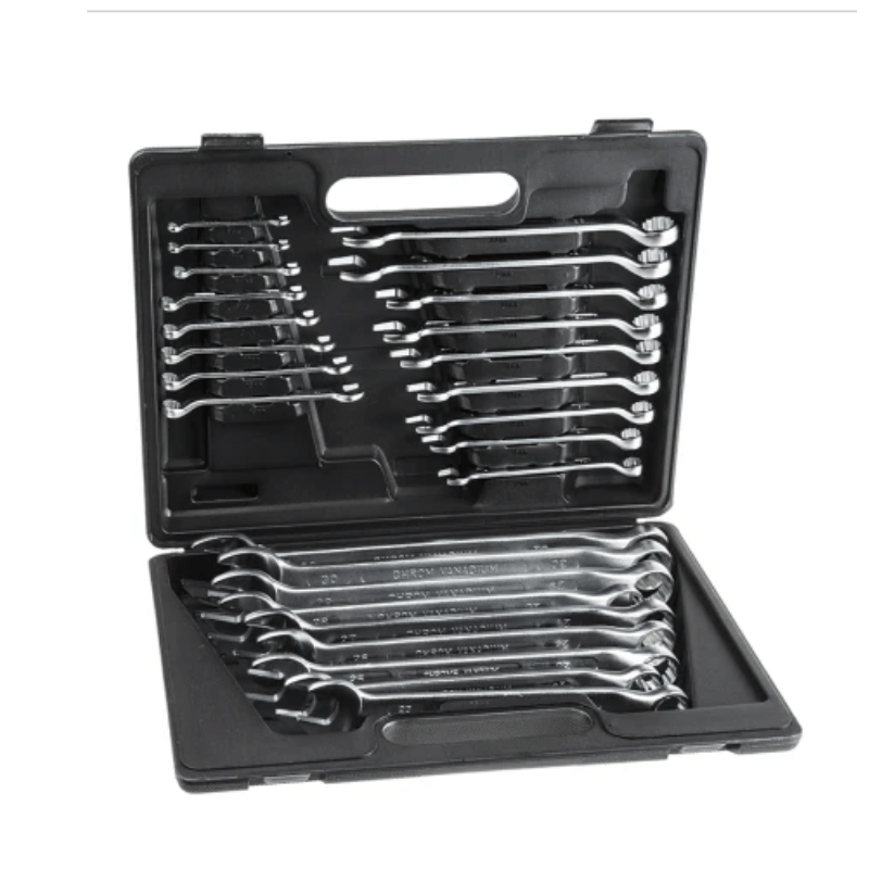 RS PRO 26-Piece Spanner Set, 6 → 30 mm, 32 mm, Chrome Vanadium Steel, 388-3690