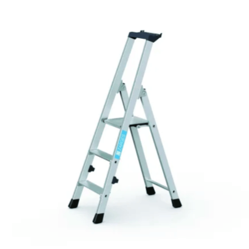 Zarges Aluminium 3 steps Step Ladder, 2.6m platform height, 1.22m open length,  42453
